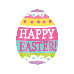Standard Happy Easter Egg folijski balon