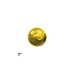 Orbz Metallic Gold folijski balon 18cm