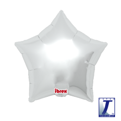Ibrex Zvijezda Metallic Silver folijski balon
