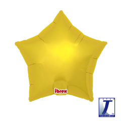 Ibrex Zvijezda Metallic Gold folijski balon