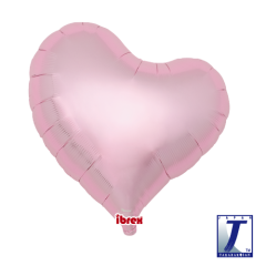 Ibrex "Sweet" Srce Metallic Light Pink folijski balon