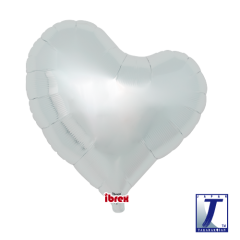 Ibrex "Sweet" Srce Metallic Silver folijski balon