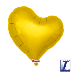 Ibrex "Sweet" Srce Metallic Gold folijski balon