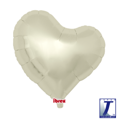 Ibrex "Sweet" Srce Metallic Ivory folijski balon