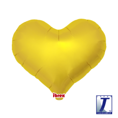 Ibrex "Jelly" Srce Metallic Gold folijski balon