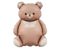 Maxi Teddy Bear with Bow folijski balon 65x47cm
