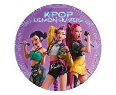 K-POP DEMON HUNTERS papirnati tanjuri 20 cm