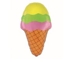 Maxi Colorful Ice cream folijski balon 34x59 cm