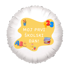 Standard Moj Prvi Školski Dan folijski balon