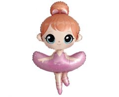 Mini Ballerina folijski balon na štapiću