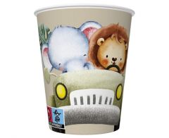  Safari Animals in the Jeep čaše 250ml