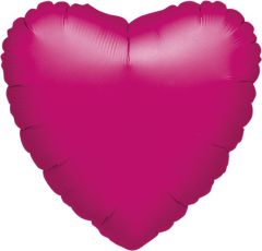 Standard Srce Metallic Fuchsia folijski balon