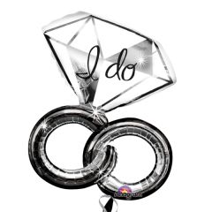 Maxi Wedding Rings folijski balon