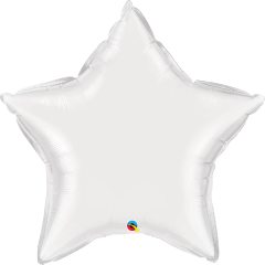 Maxi Zvijezda White folijski balon 36"