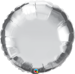 Maxi Okrugli Silver folijski balon