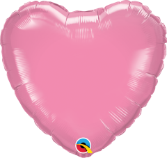 Standard Srce Rose folijski balon