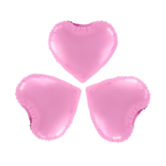 Mini Hearts light pink folijski balon 3/1