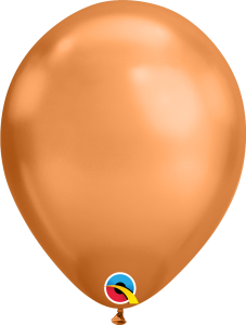 Lateks baloni 18cm Chrome Copper 