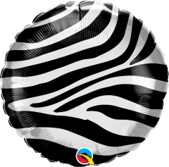 Standard Zebra Stripes Pattern folijski balon