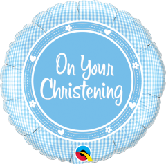Standard On Your Christening Boy folijski balon
