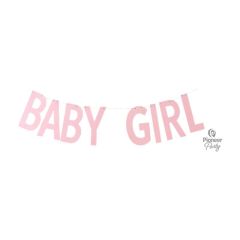 Natpis Baby Girl Pink 2 m 