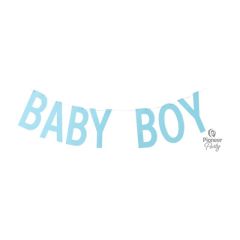Natpis Baby Boy Blue 2m