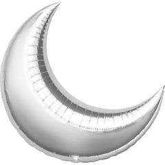 Maxi folijski balon Crescent Silver 35"
