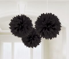 Black viseći pomponi