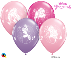 Lateks baloni 28cm Princess Cameos Special Ast