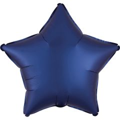 Standard Satin Lux Navy Zvijezda folijski balon