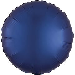 Standard Satin Lux Navy Okrugli folija balon