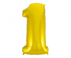 Folijski balon B&C broj 1 Gold