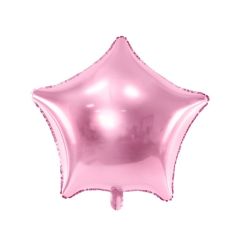 Standard Star Metalic Light Pink folijski balon