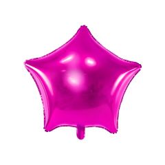 Standard Star Metalic Dark Pink folijski balon