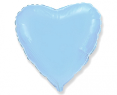 Mini Srce folijski balon na štapiću 22,5cm - Light Blue