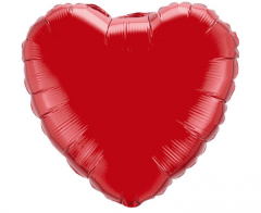 Mini Srce folijski balon na štapiću 22,5cm - Red