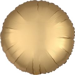 Standard Satin Lux Gold Sateen Okrugli folijski balon