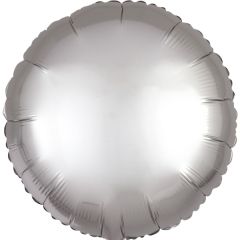 Standard Satin Lux Platinum Okrugli folijski balon