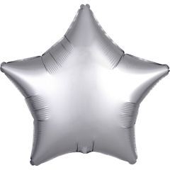 Standard Satin Lux Platinum Zvijezda folijski balon