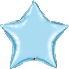Maxi Zvijezda Pearl Light Blue folijski balon 36"