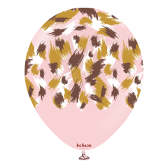 Latex baloni 30 cm Safari Savanna Macaron Pink