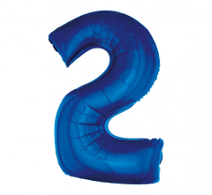 Folijski balon Smart broj 2 Blue