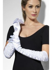 Elegantne bijele rukavice