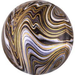 Orbz Marblez Black folijski balon