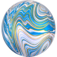 Orbz Marblez Blue folijski balon