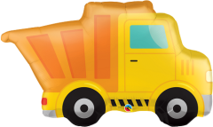 Maxi Dump Truck Yellow folijski balon