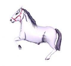 Maxi 24"FX Galloping Horses White folijski balon