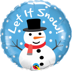 Standard Let It Snow folijski balon
