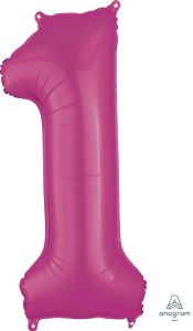 Folijski balon broj 1 Pink