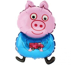 Maxi 24"FX Pig Blue folijski balon